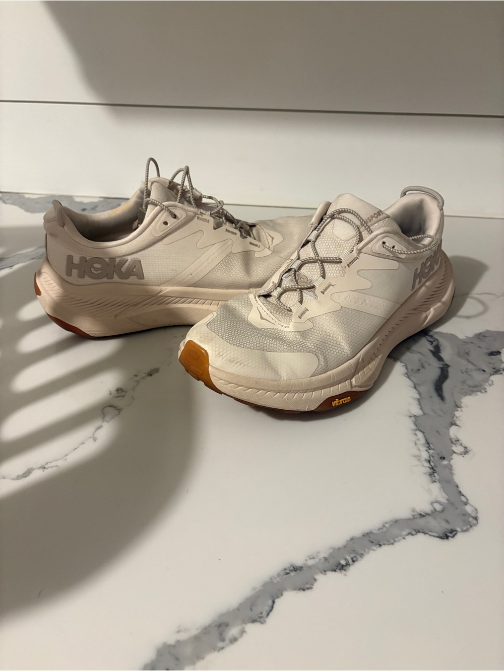 HOKA Women's Cream Running Sneakers